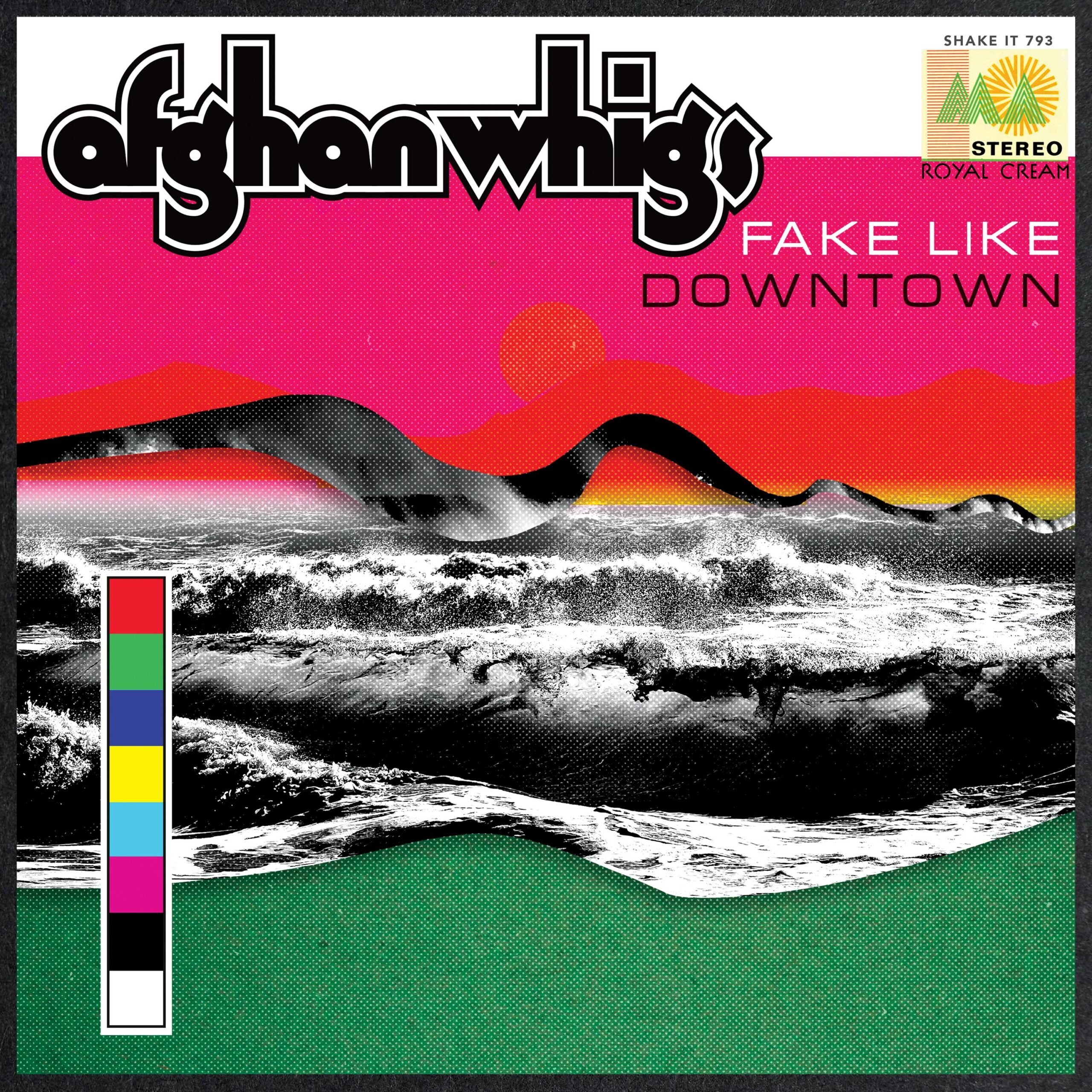 Afghan Whigs single cover artwork.